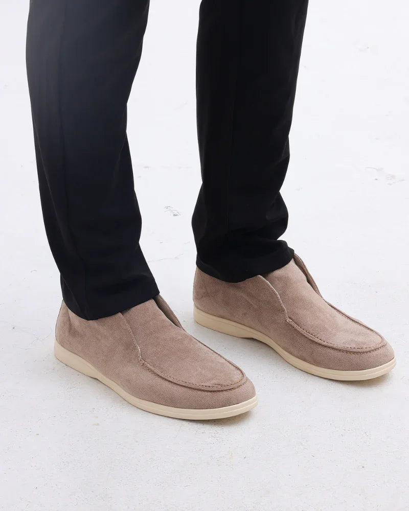 High-Top Suede Loafers – The Monarch