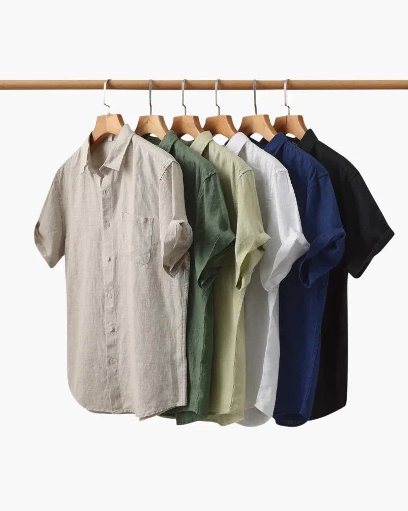 Short Sleeve Linen Shirt – The Dunes