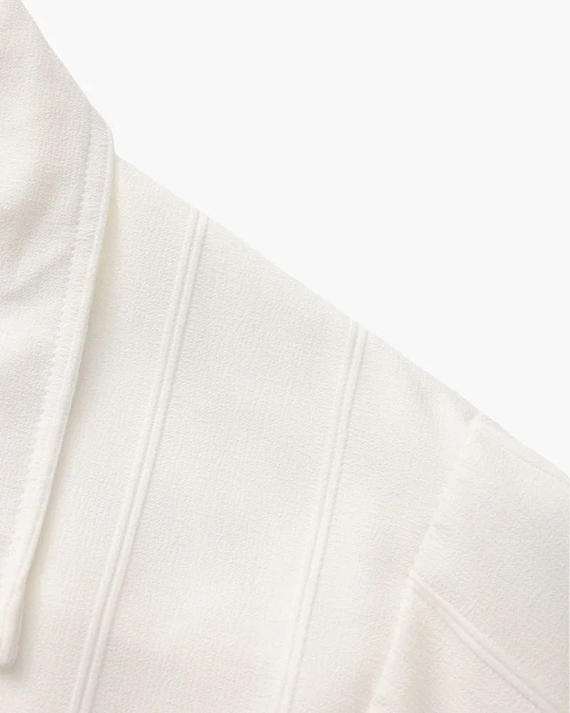 ST Tropez Ribbed Button-Up Shirt