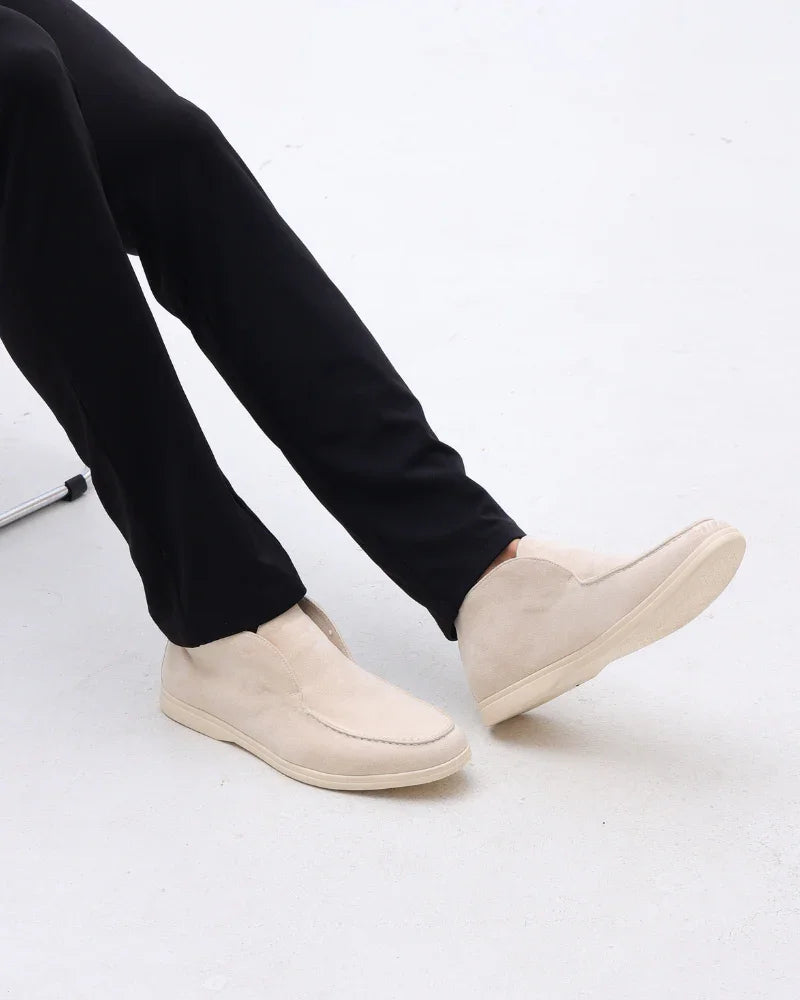 High-Top Suede Loafers – The Monarch