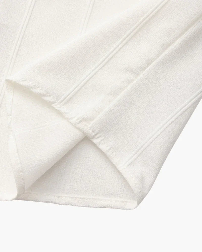 ST Tropez Ribbed Button-Up Shirt