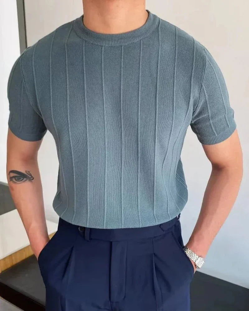 Knitted Crew Neck Shirt – The Monarch