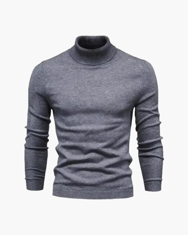Turtleneck Knit Sweater – The Highland