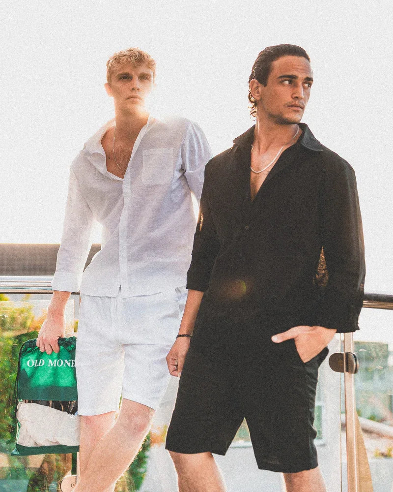 Linen Drawstring Shorts – The Harbour