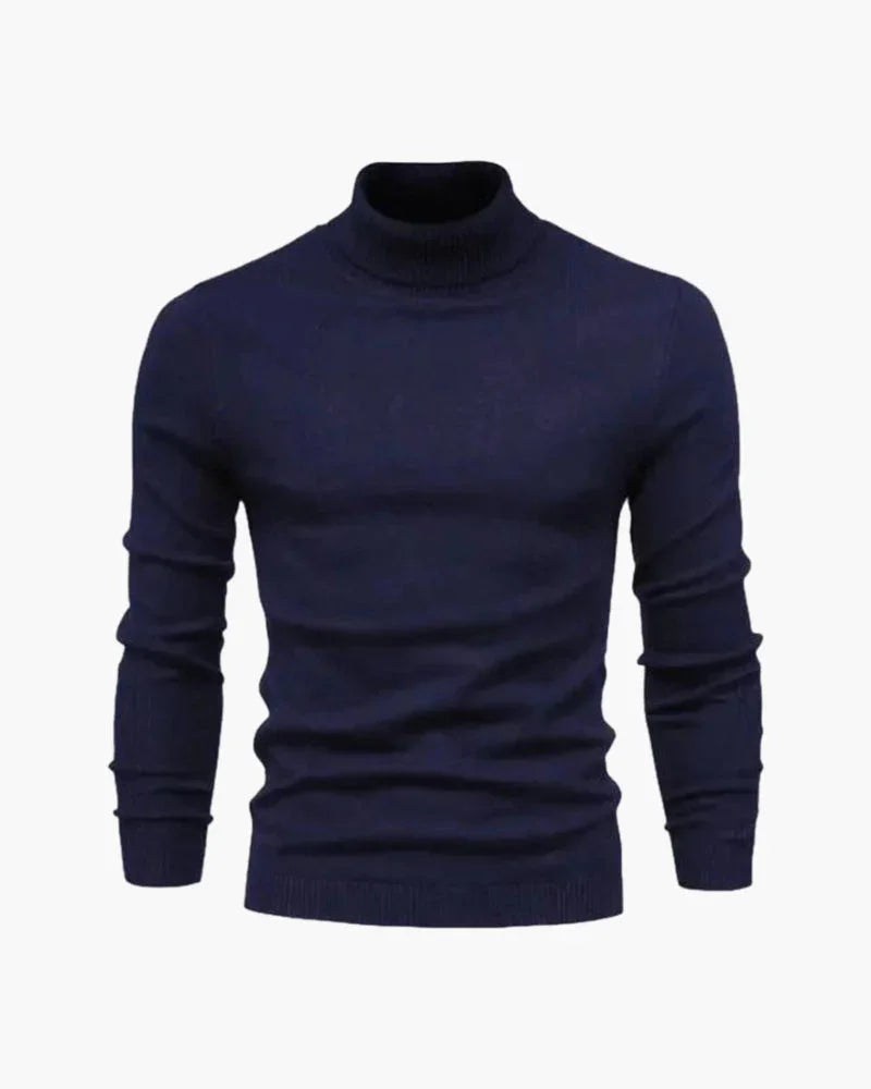 Turtleneck Knit Sweater – The Highland