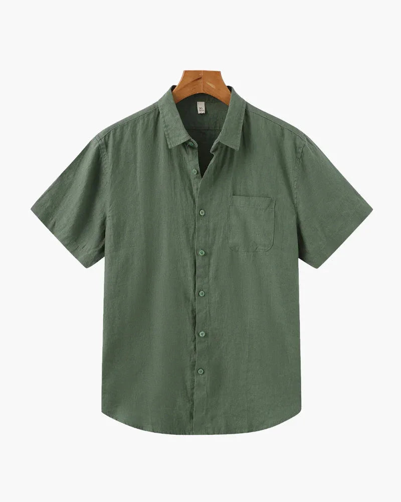 Short Sleeve Linen Shirt – The Dunes