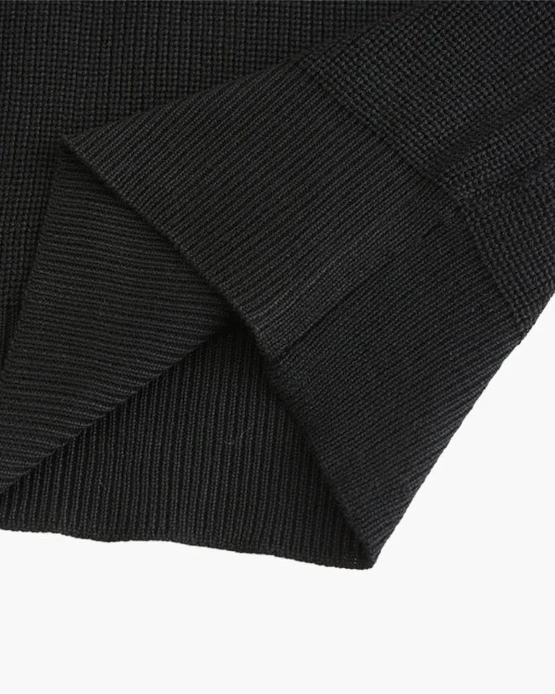 Cesare Half Zip Knit Sweater