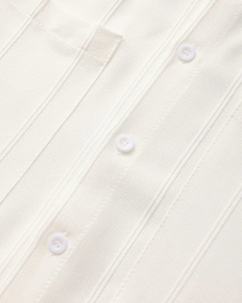 ST Tropez Ribbed Button-Up Shirt