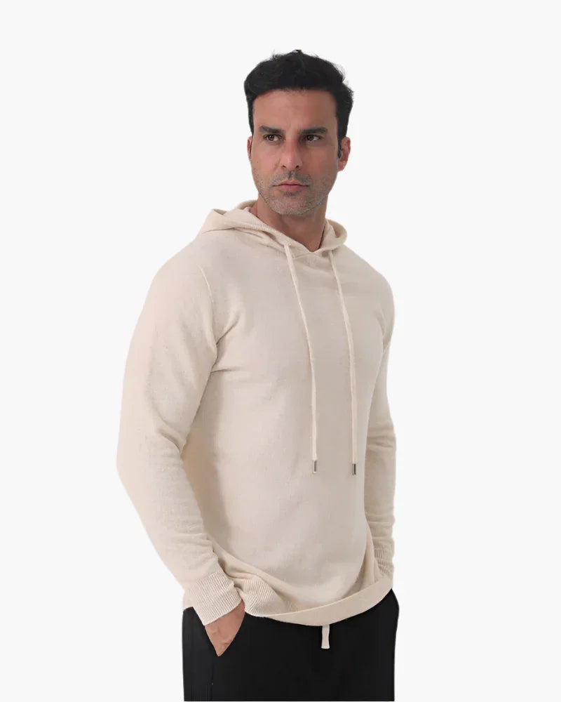 Luxury 100% Cashmere Pullover Hoodie