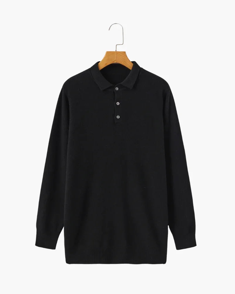 Cashmere Polo Shirt – Long Sleeve [Exclusive Edition]