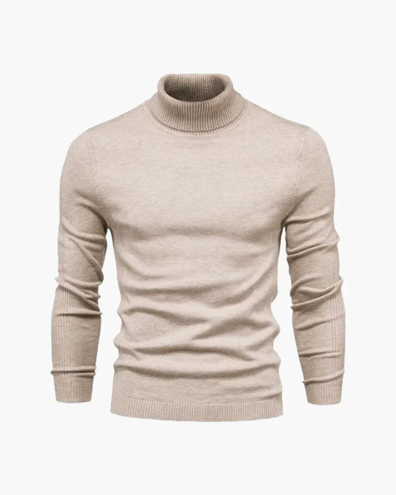 Turtleneck Knit Sweater – The Highland