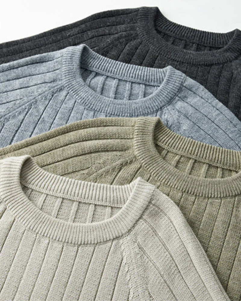 100% Premium Merino Wool Knit Sweater