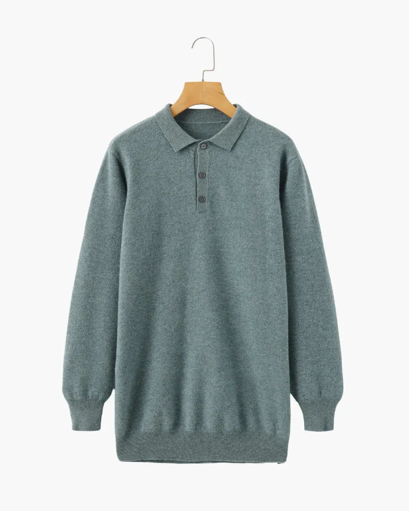Cashmere Polo Shirt – Long Sleeve [Exclusive Edition]