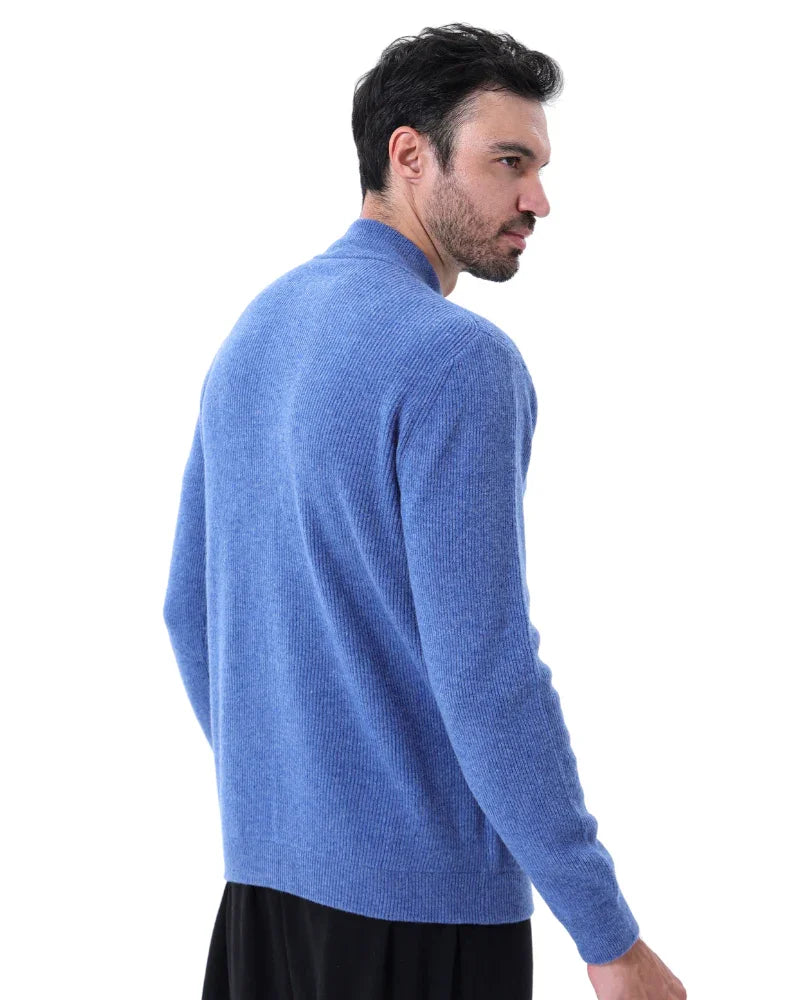 Cashmere Zip Cardigan – Full-Zip Knit [Winter Luxury Deal]