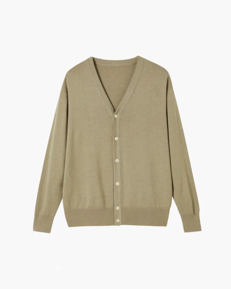 Merino Wool Cardigan – Classic Button-Up Knit [Winter Luxury Deal]