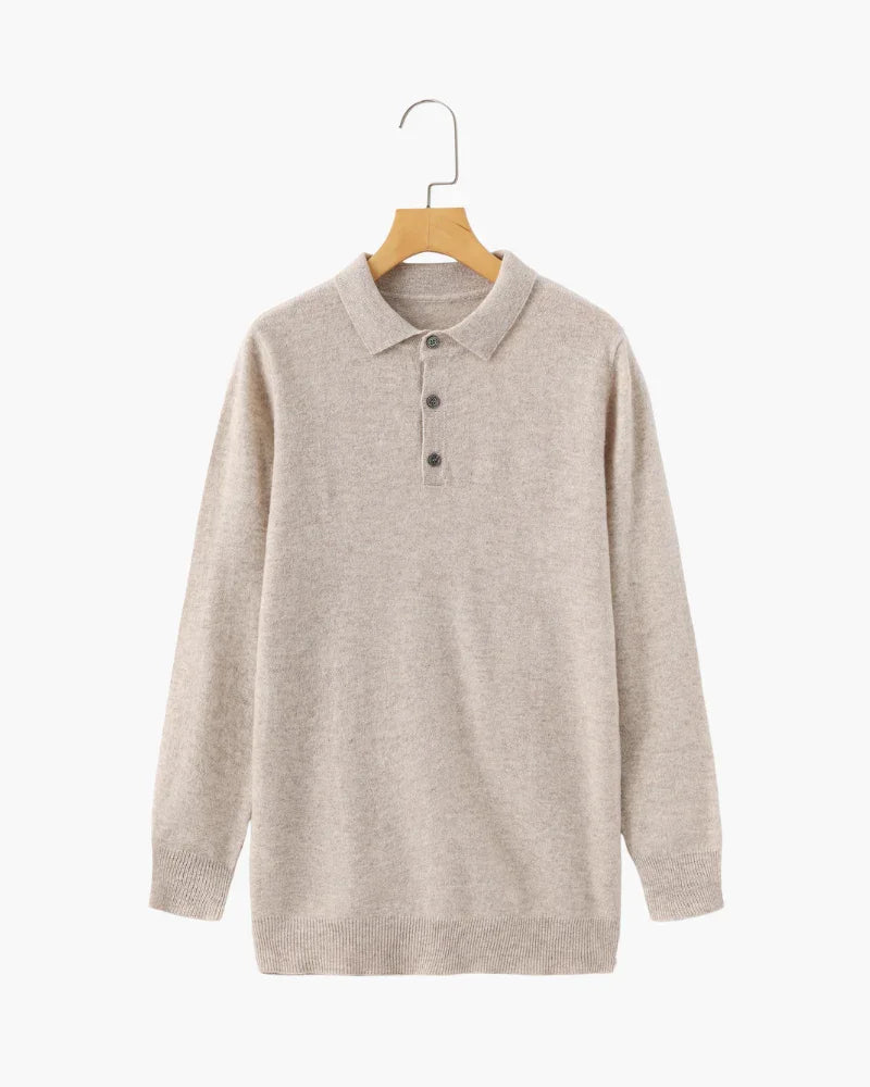 Cashmere Polo Shirt – Long Sleeve [Exclusive Edition]