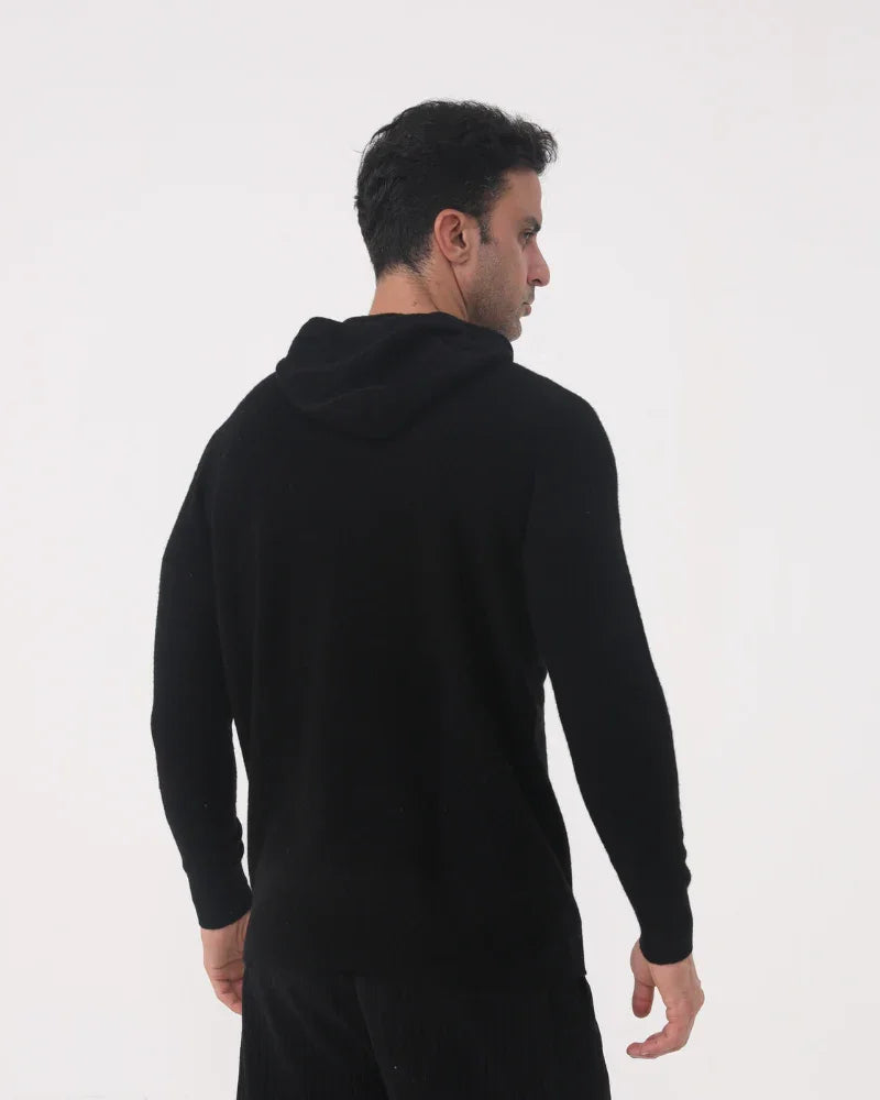 Luxury 100% Cashmere Pullover Hoodie