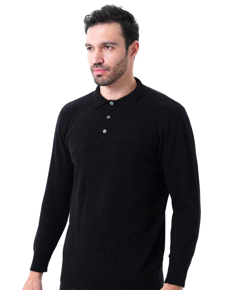 Cashmere Polo Shirt – Long Sleeve [Exclusive Edition]