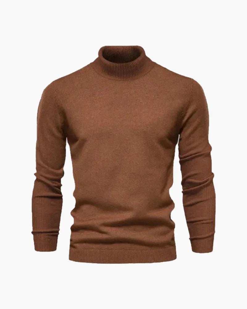 Turtleneck Knit Sweater – The Highland
