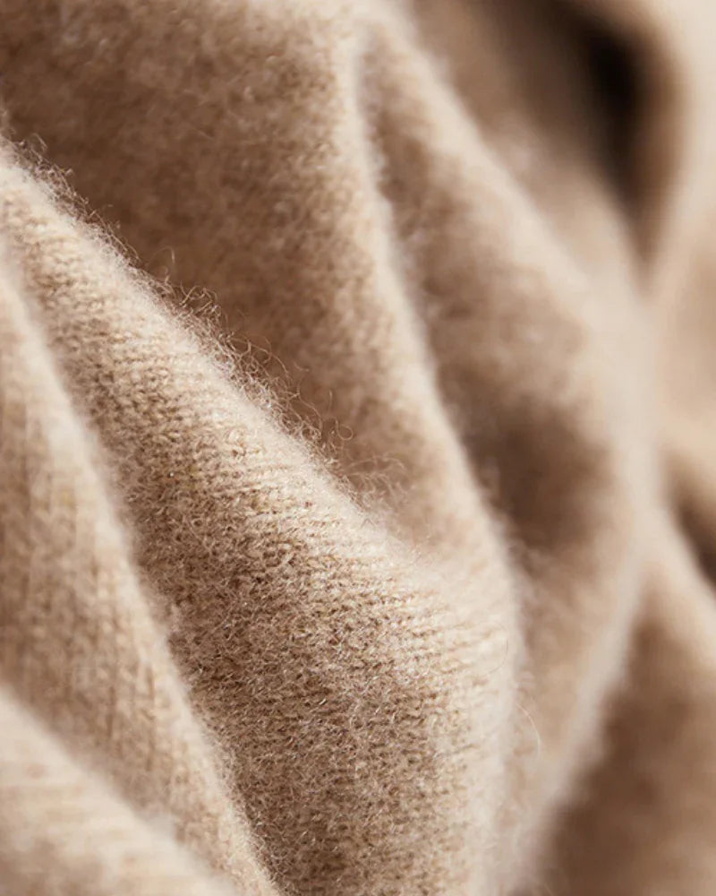 Luxury 100% Cashmere Pullover Hoodie