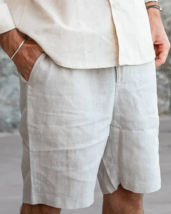 Linen Drawstring Shorts – The Harbour