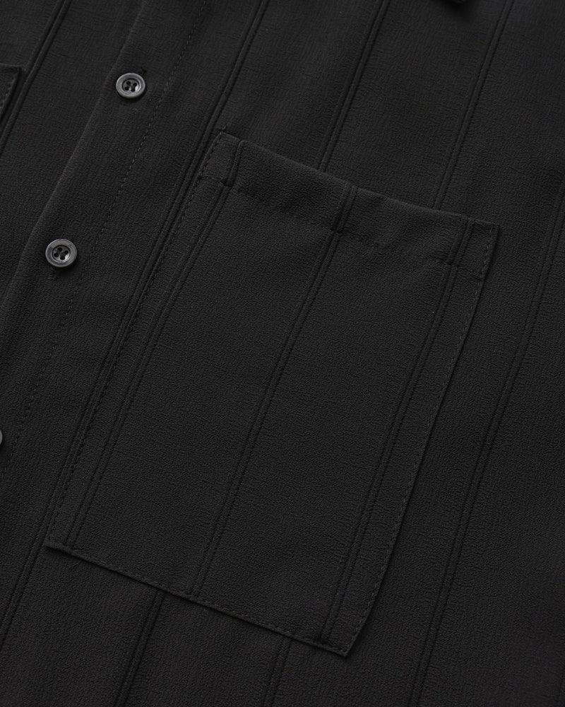 ST Tropez Ribbed Button-Up Shirt