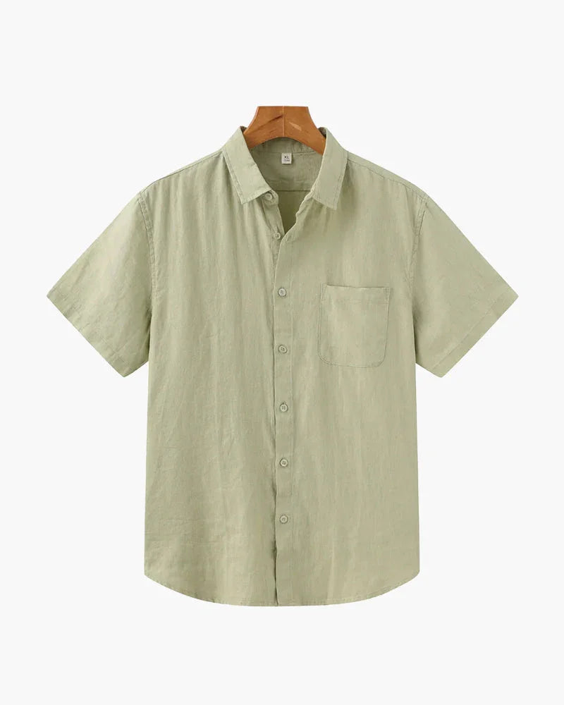 Short Sleeve Linen Shirt – The Dunes