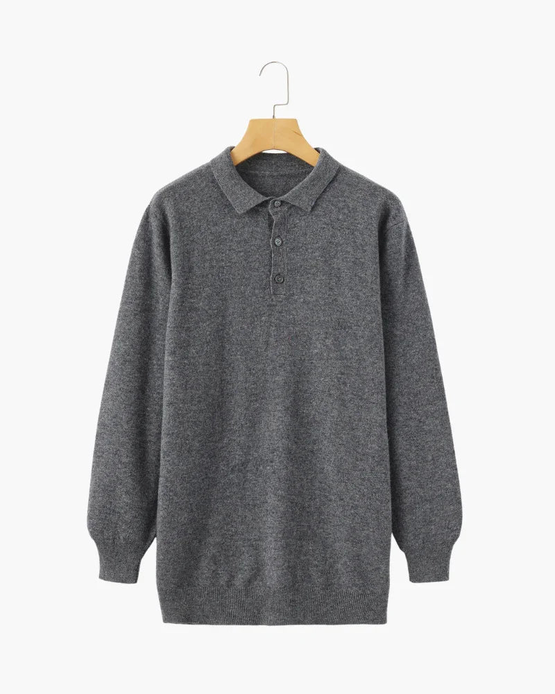 Cashmere Polo Shirt – Long Sleeve [Exclusive Edition]