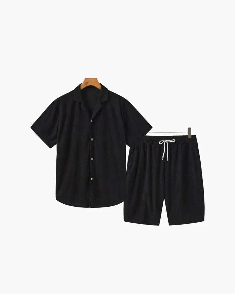 Velvet Cord Set – Shirt & Shorts [BUY 1 GET 2]