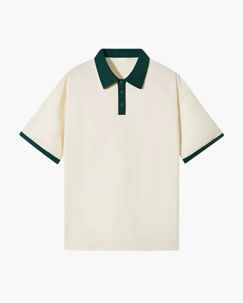 Cotton Polo Shirt – Contrast Collar [Heritage Collection]