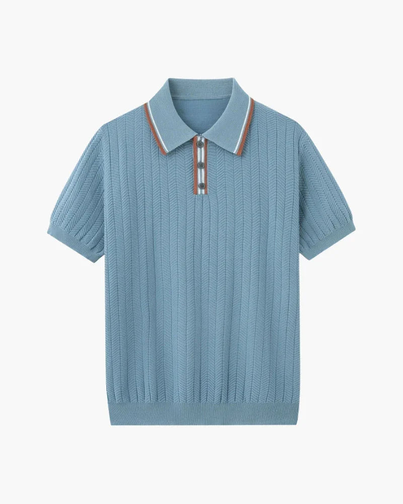 Knitted Polo Shirt – Contrast Trim [Heritage Collection]