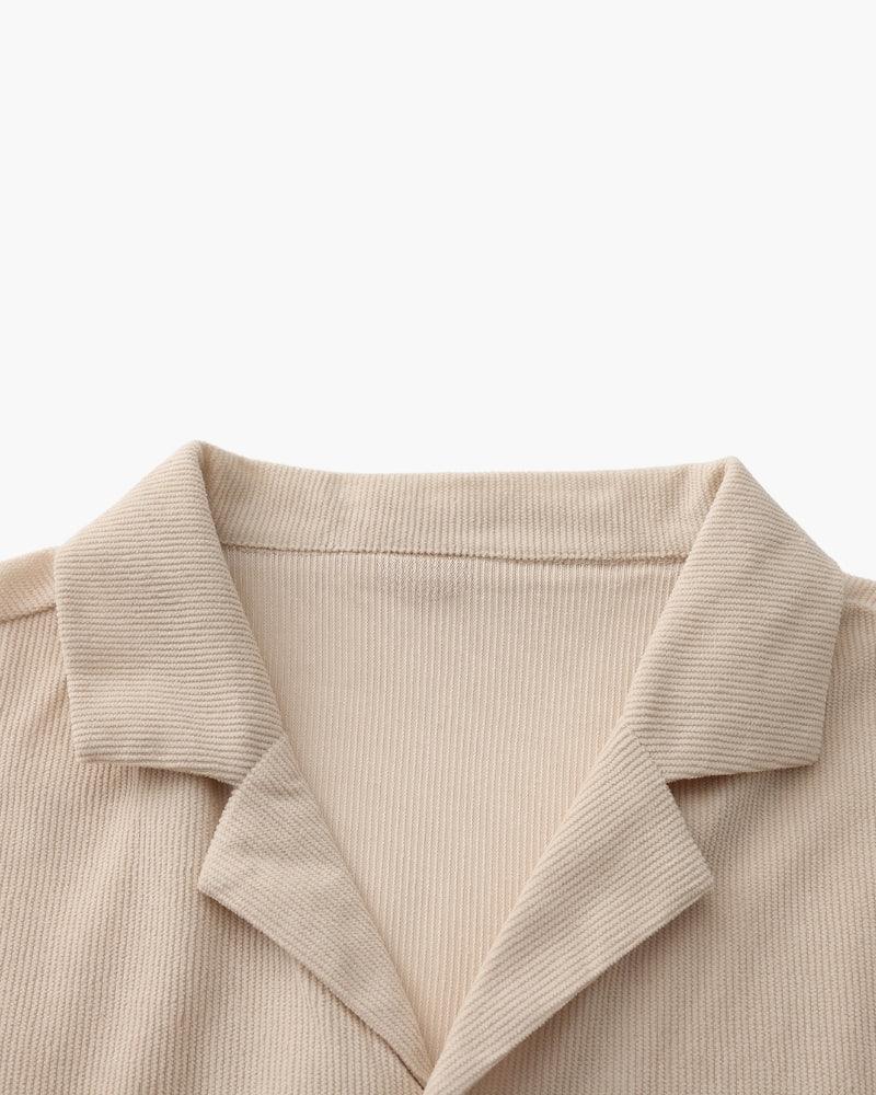 Velvet Cord Set – Shirt & Shorts [BUY 1 GET 2]