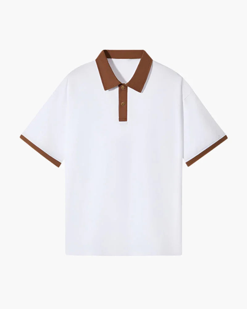 Cotton Polo Shirt – Contrast Collar [Heritage Collection]