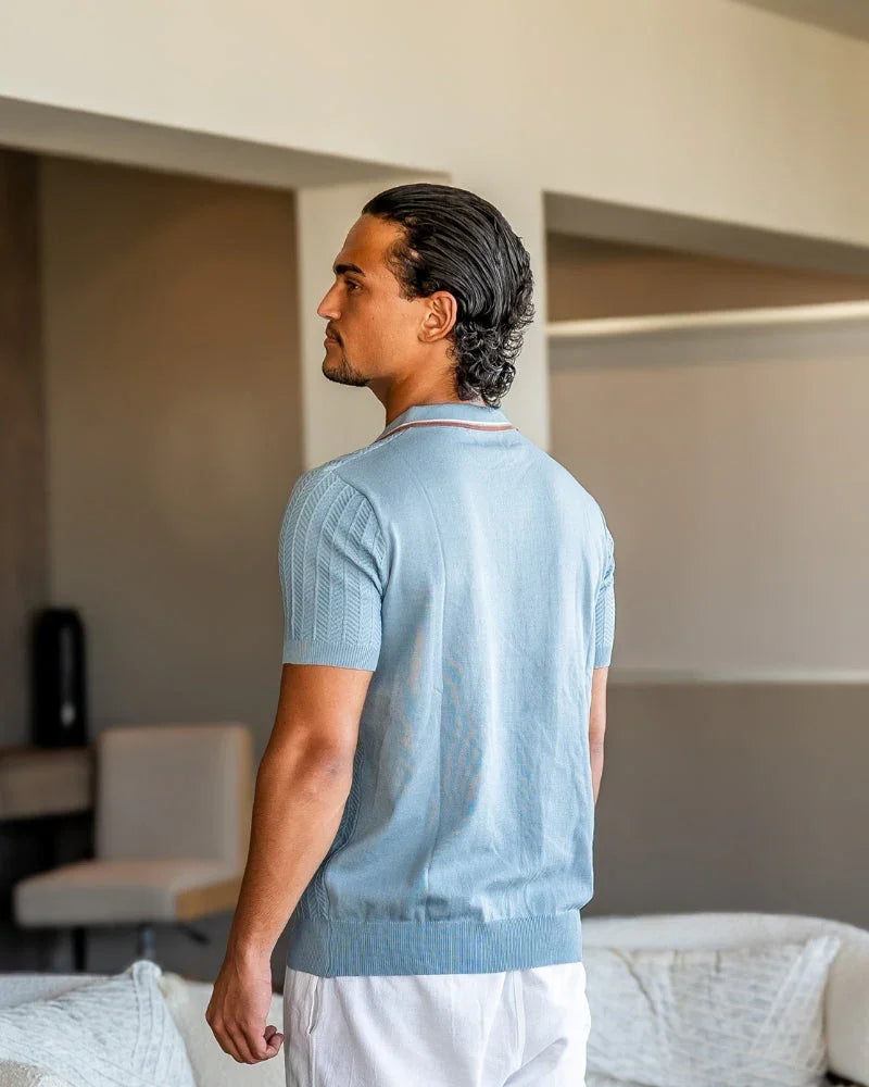 Knitted Polo Shirt – Contrast Trim [Heritage Collection]