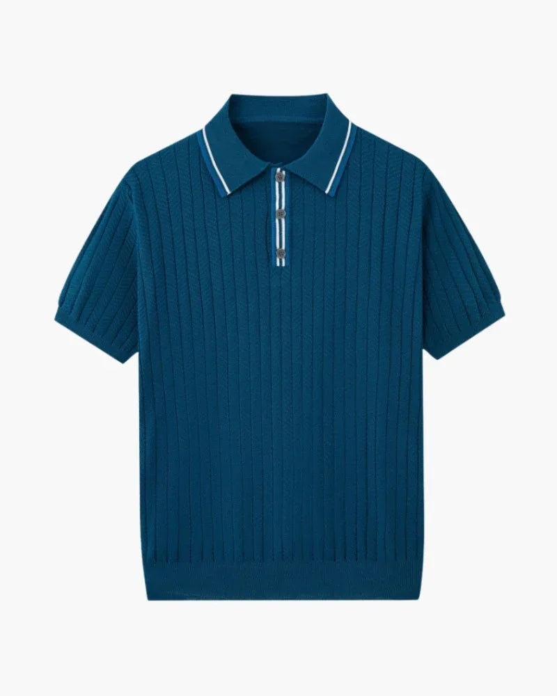 Knitted Polo Shirt – Contrast Trim [Heritage Collection]